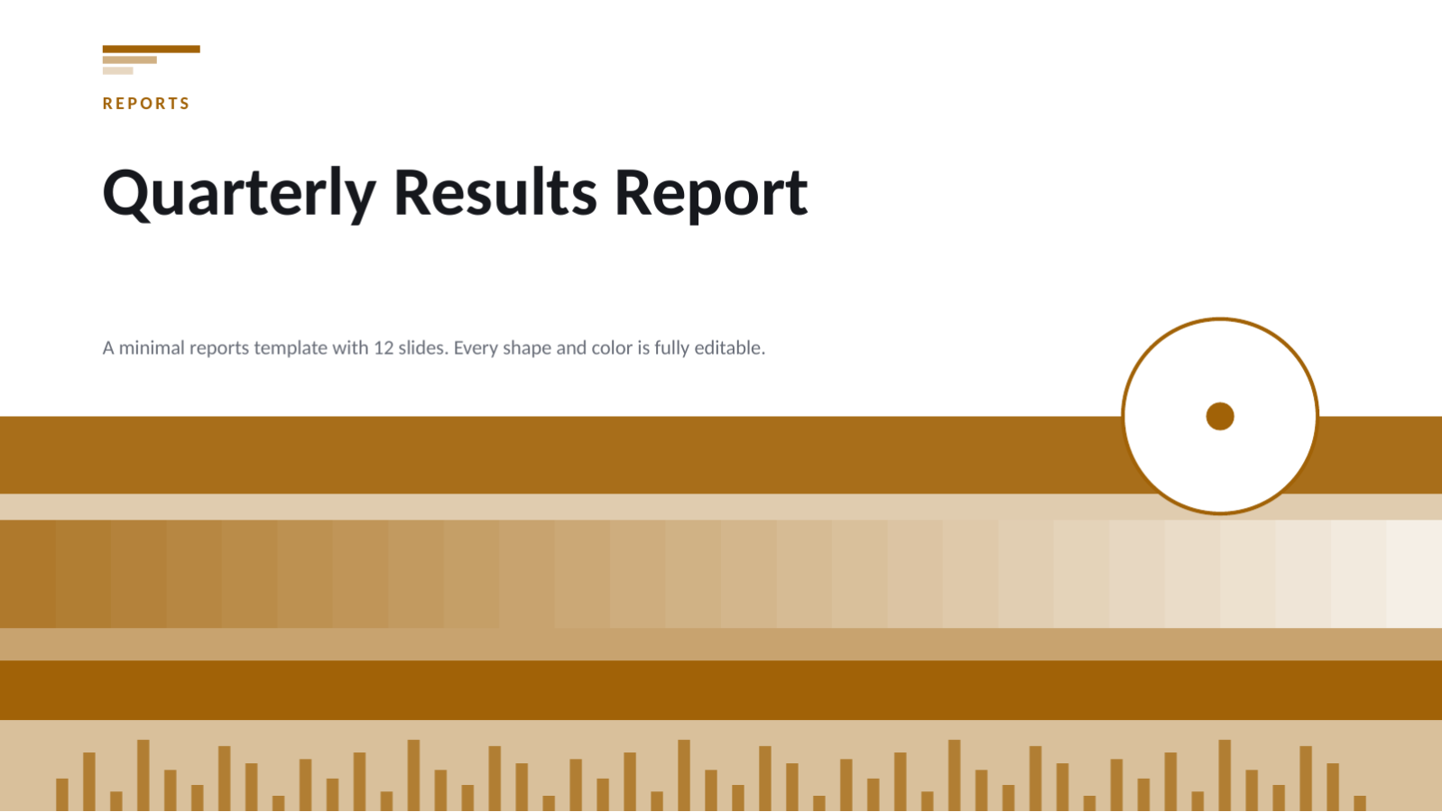 Slide 1 — Quarterly Results Report
