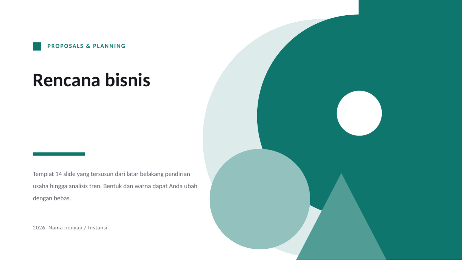 Slide 1 — Rencana bisnis