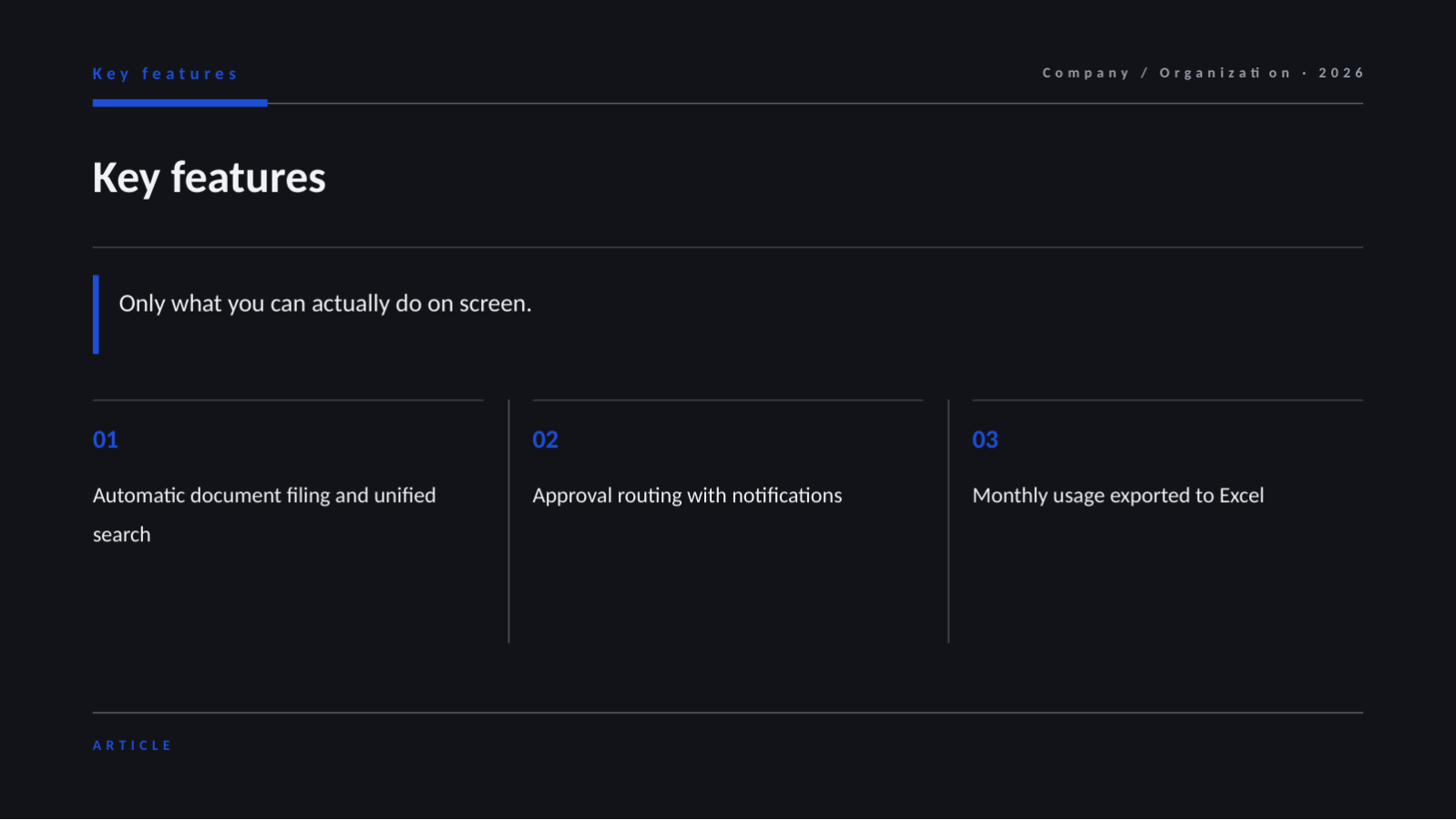 Slide 6 — Service Introduction Deck