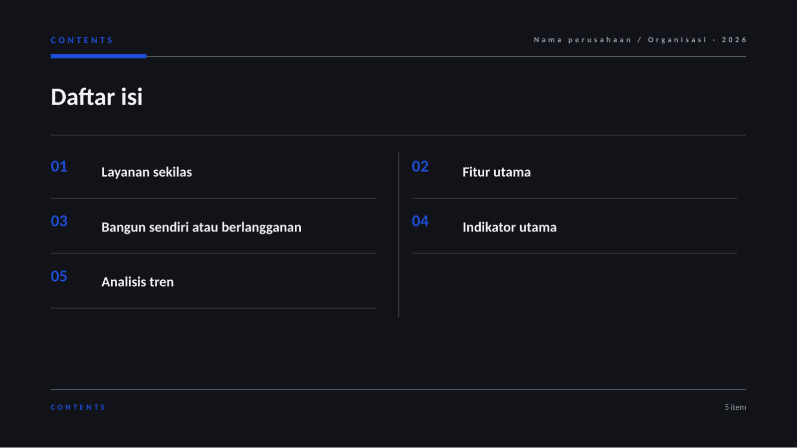 Slide 2 — Materi perkenalan layanan