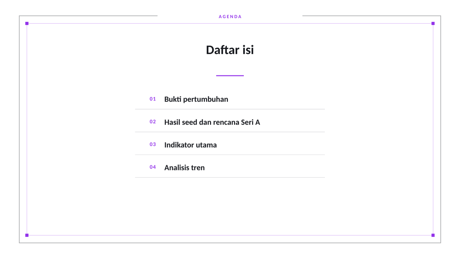 Slide 2 — Materi investor Seri A