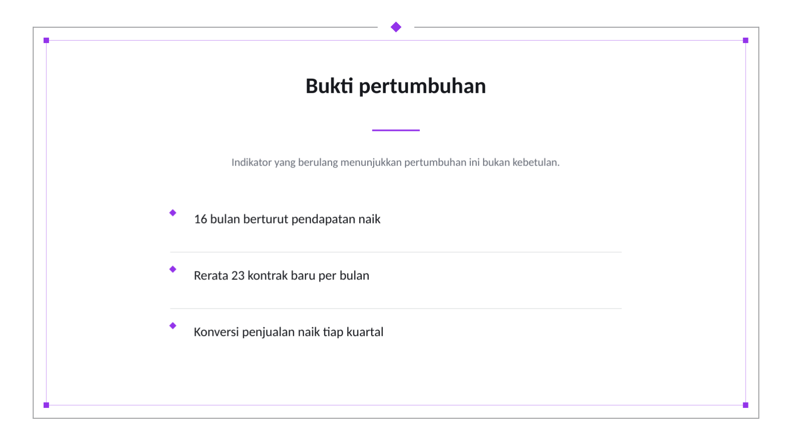 Slide 4 — Materi investor Seri A