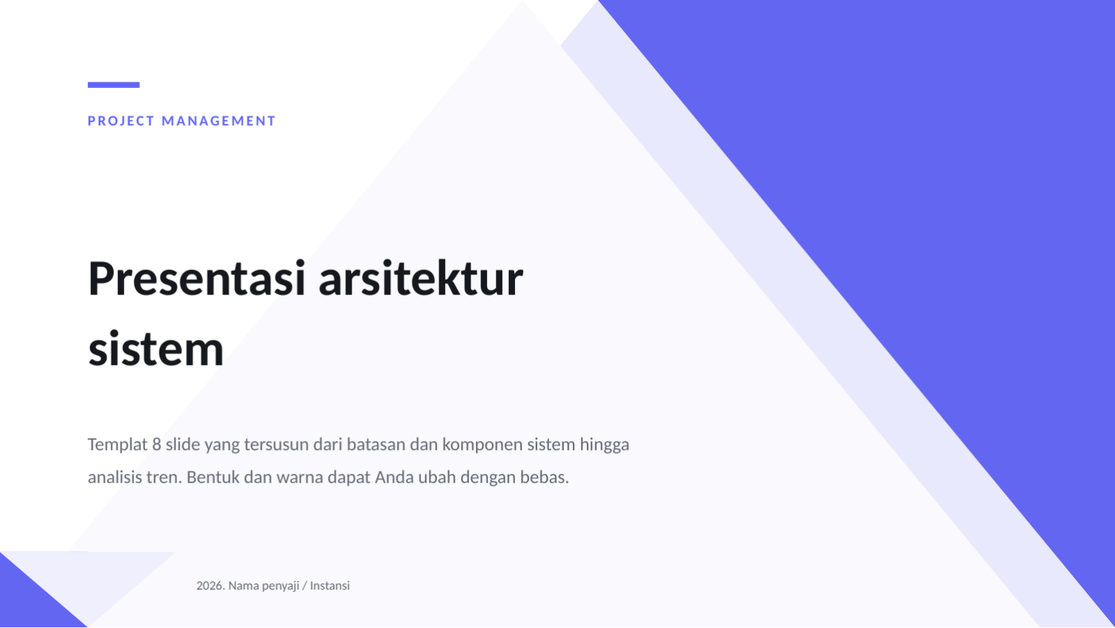 Slide 1 — Presentasi arsitektur sistem