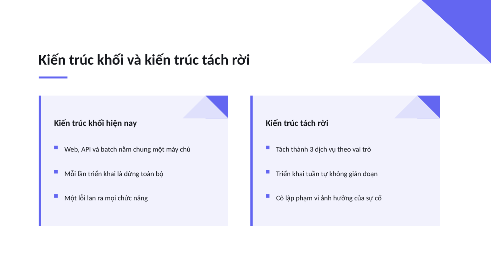 Trang chiếu 5 — Trình bày kiến trúc hệ thống