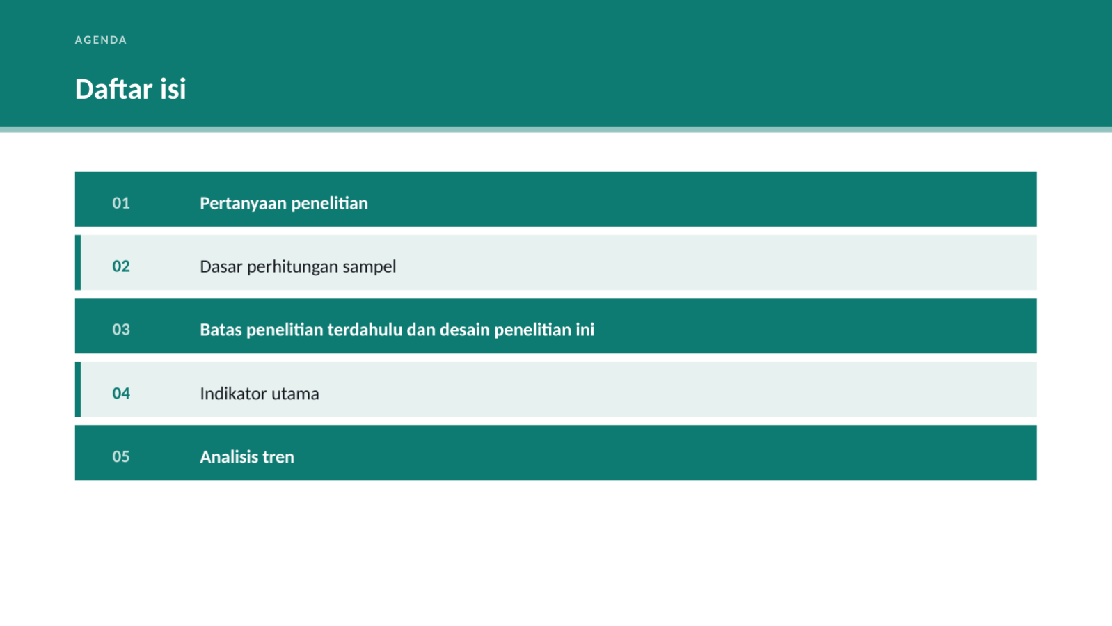 Slide 2 — Presentasi rencana penelitian