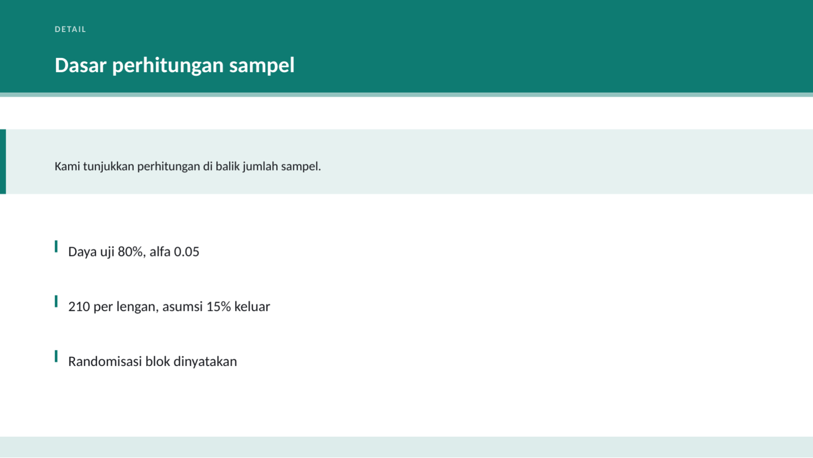 Slide 6 — Presentasi rencana penelitian