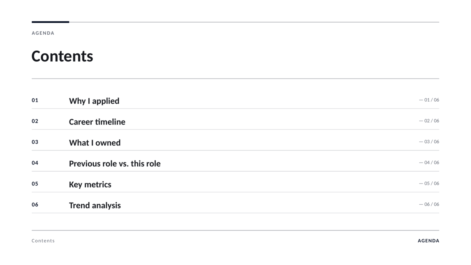 Slide 2 — Resume Presentation Deck