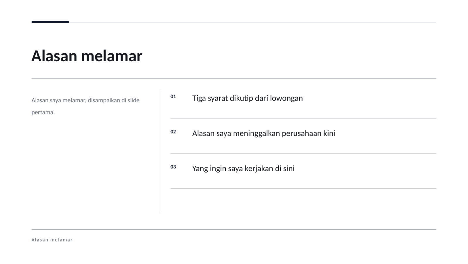 Slide 4 — Materi presentasi riwayat karier
