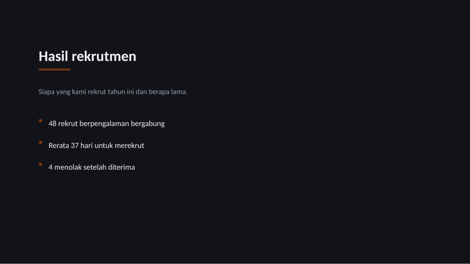 Slide 6 — Laporan kondisi SDM