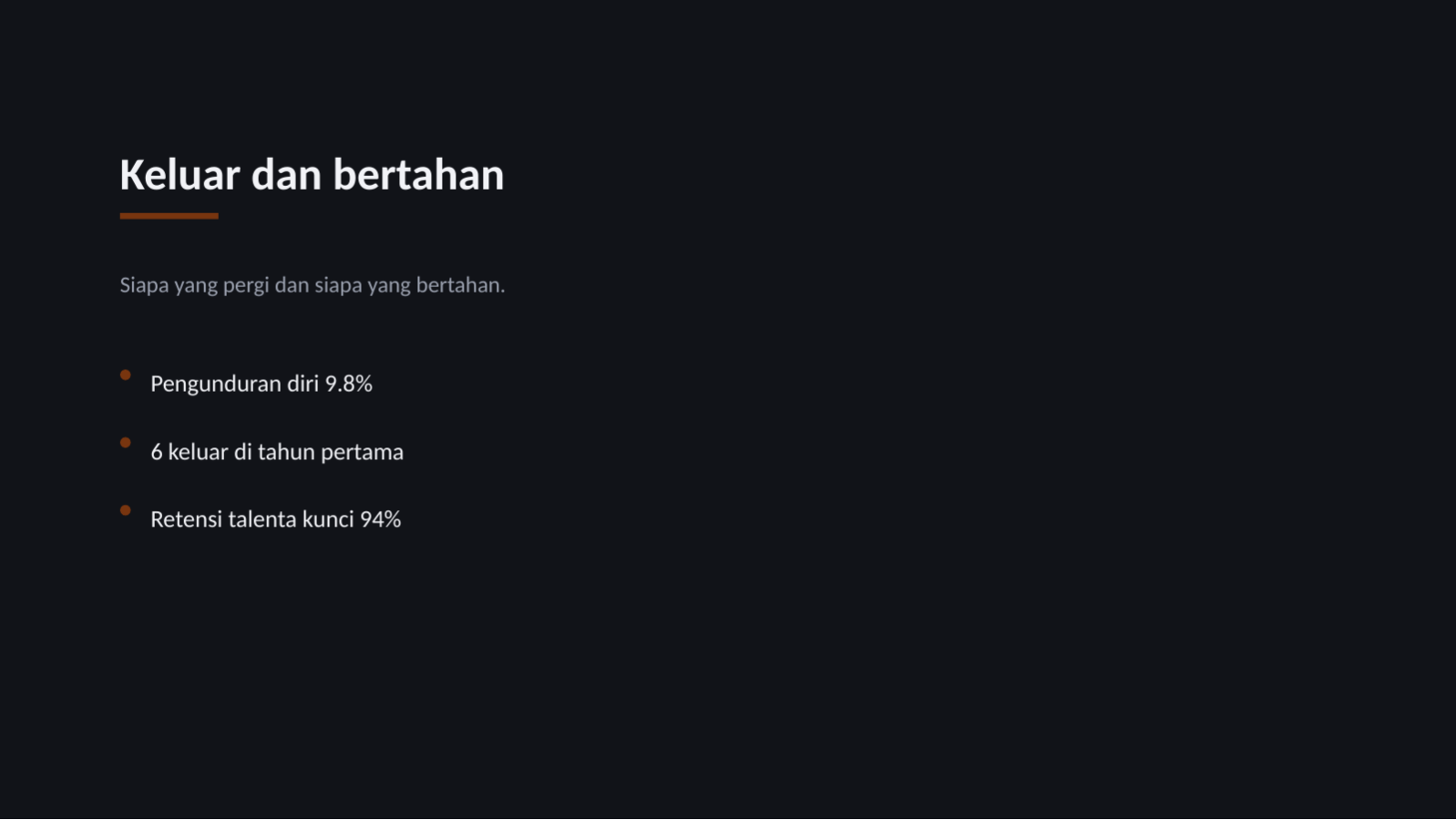 Slide 8 — Laporan kondisi SDM