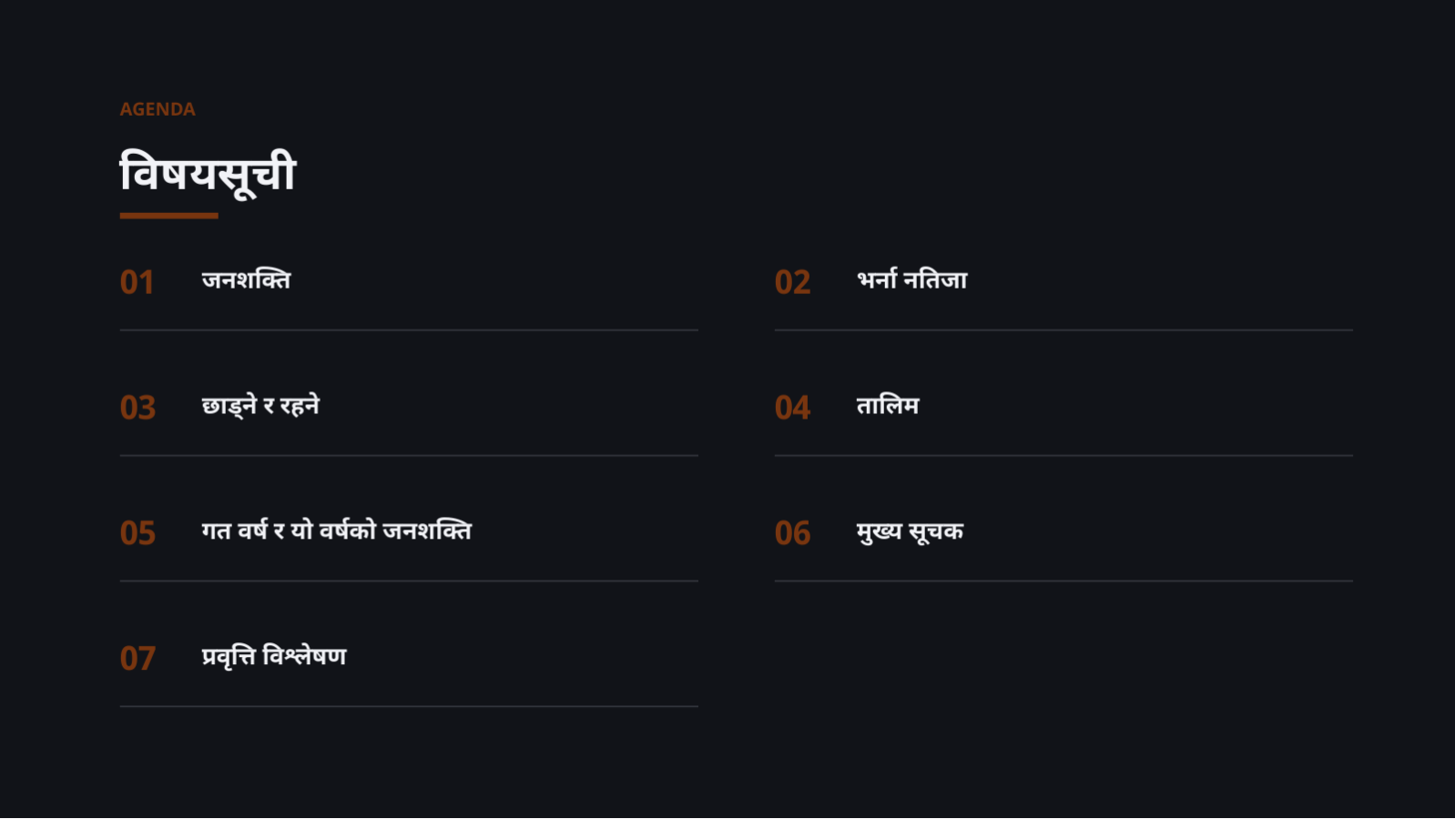स्लाइड 2 — कर्मचारी स्थिति प्रतिवेदन