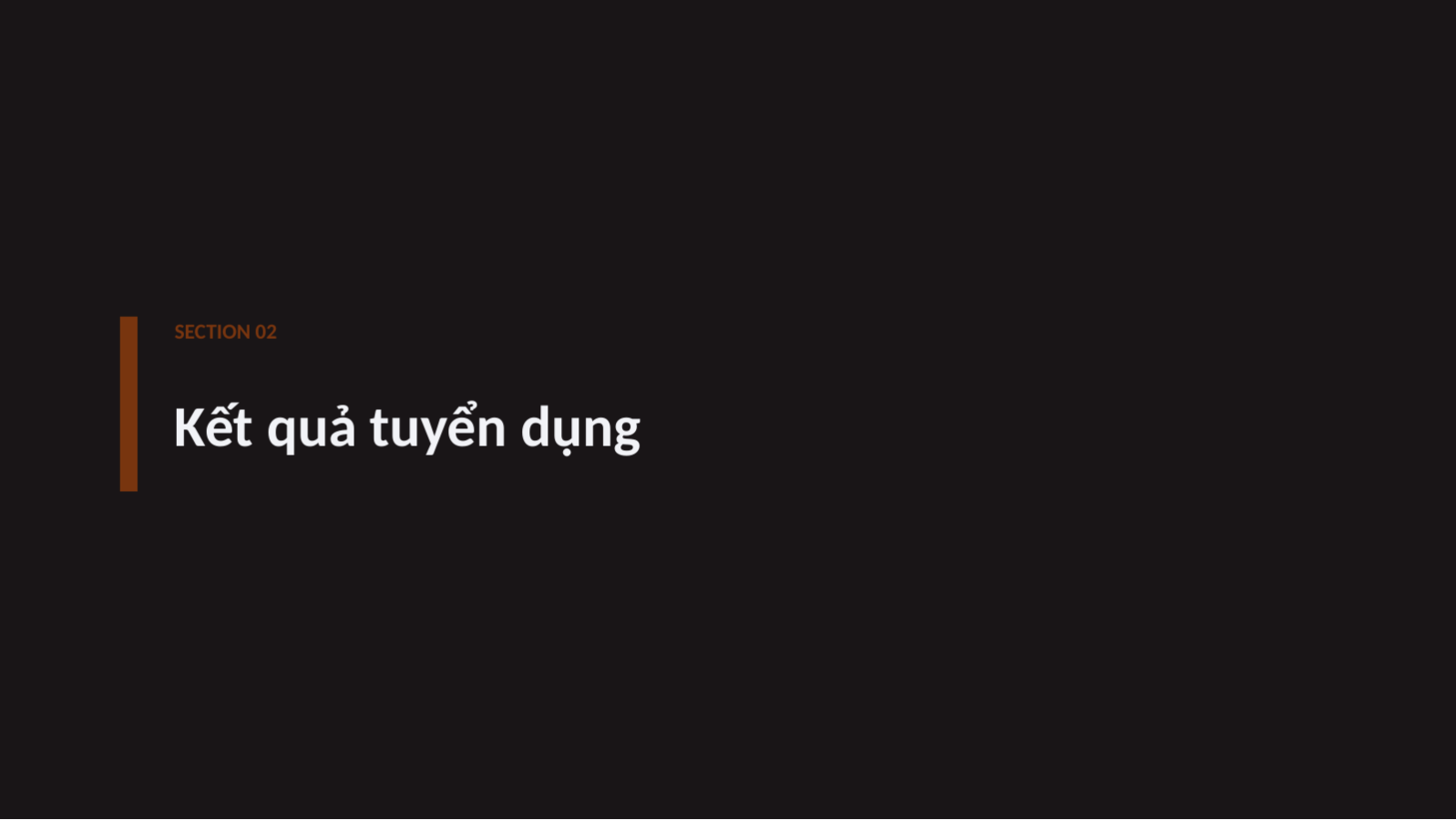 Trang chiếu 5 — Báo cáo hiện trạng nhân sự