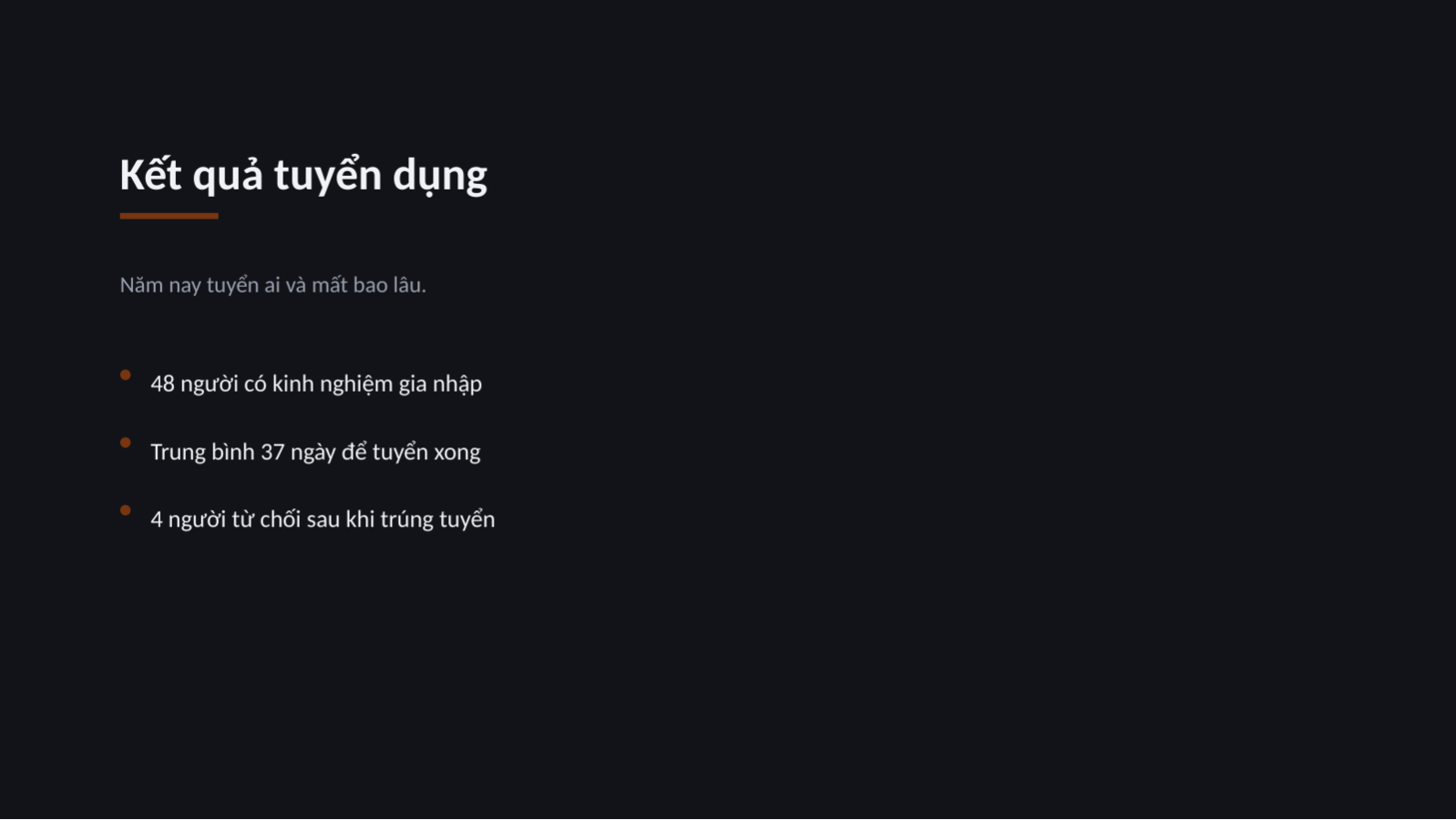 Trang chiếu 6 — Báo cáo hiện trạng nhân sự