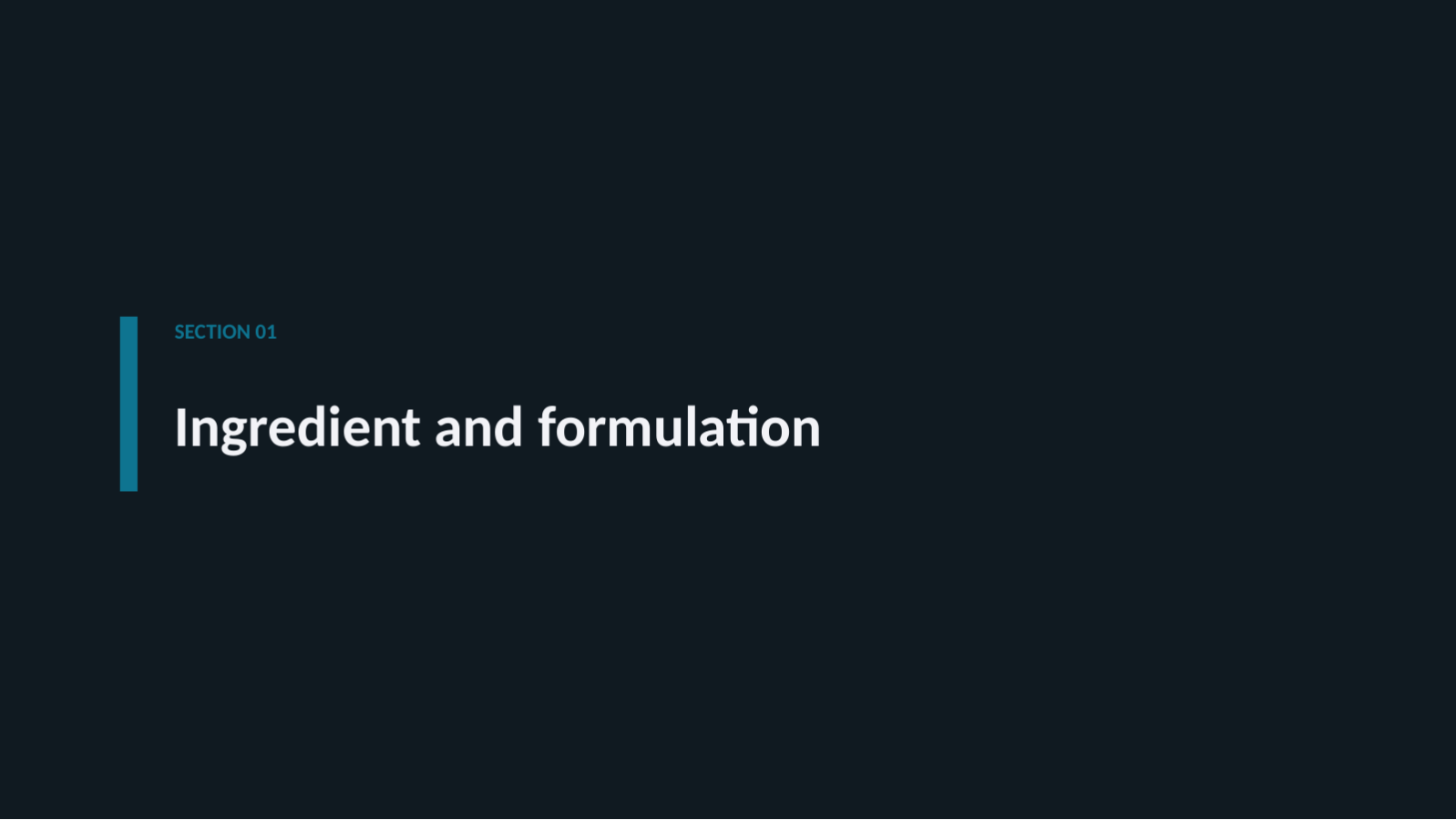 Slide 3 — Pharmaceutical Product Deck