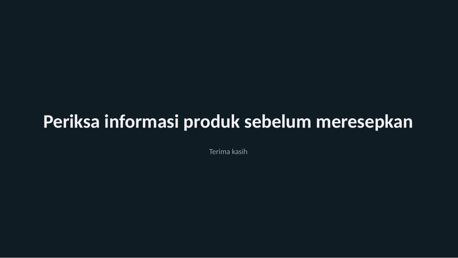 Slide 10 — Perkenalan produk farmasi