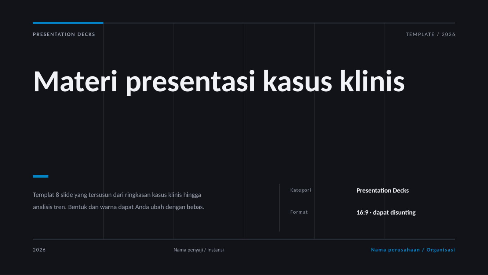 Slide 1 — Materi presentasi kasus klinis