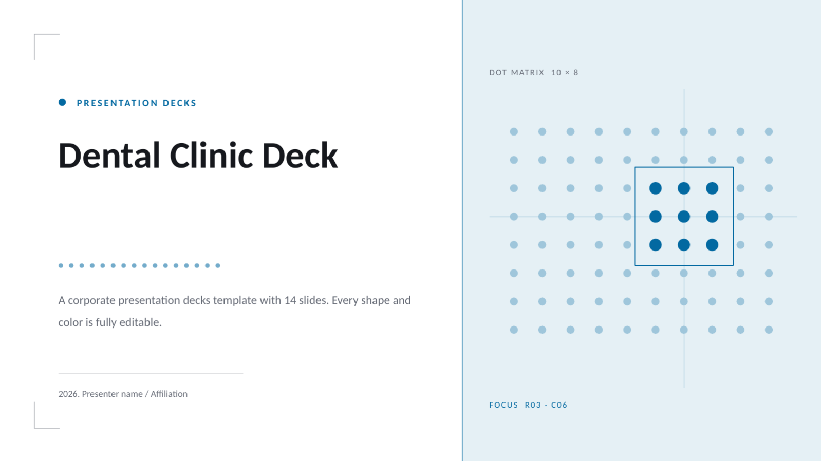 Slide 1 — Dental Clinic Deck