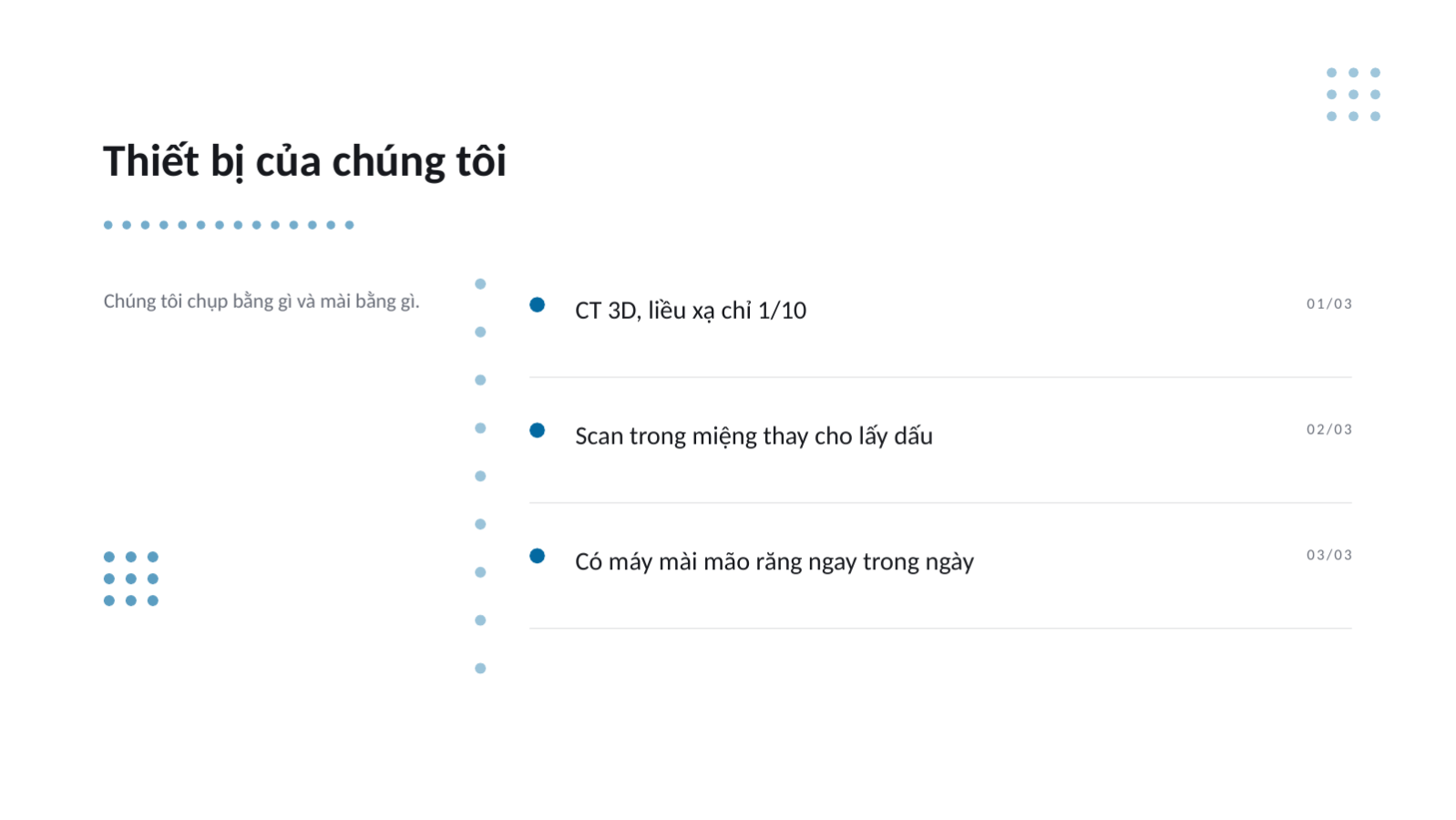 Trang chiếu 8 — Tài liệu hướng dẫn khám nha khoa