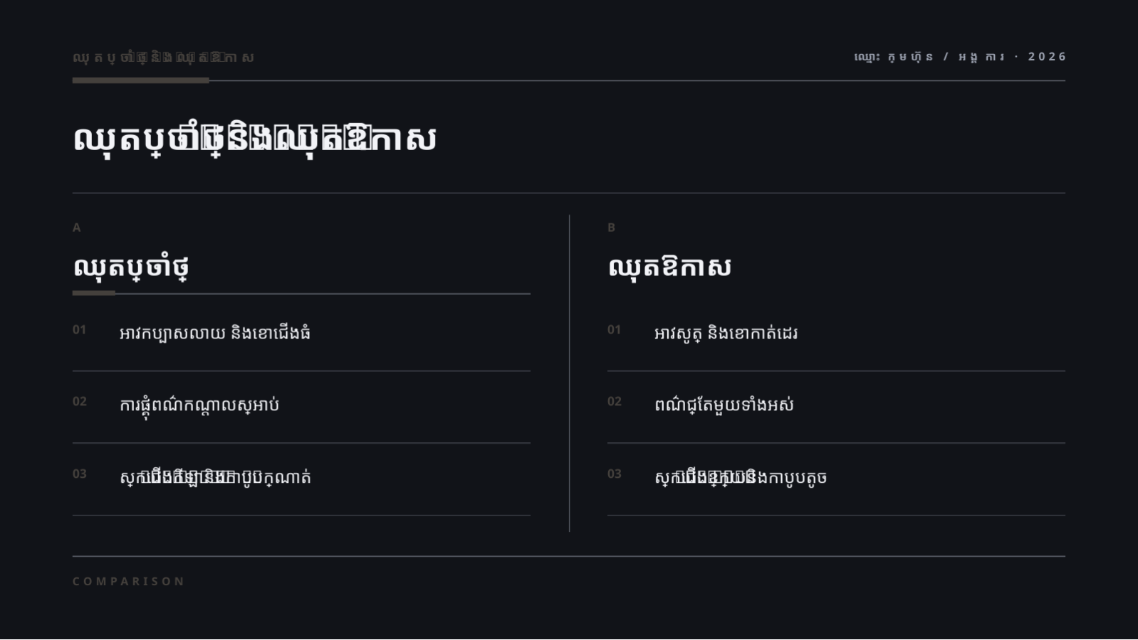ស្លាយ 9 — សៀវភៅម៉ូតសម្លៀកបំពាក់