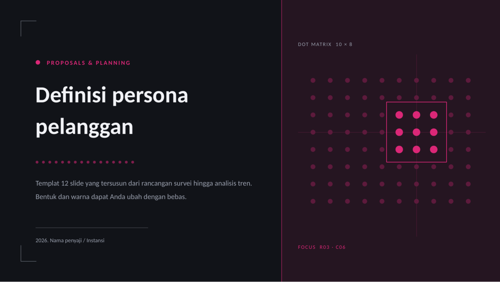Slide 1 — Definisi persona pelanggan