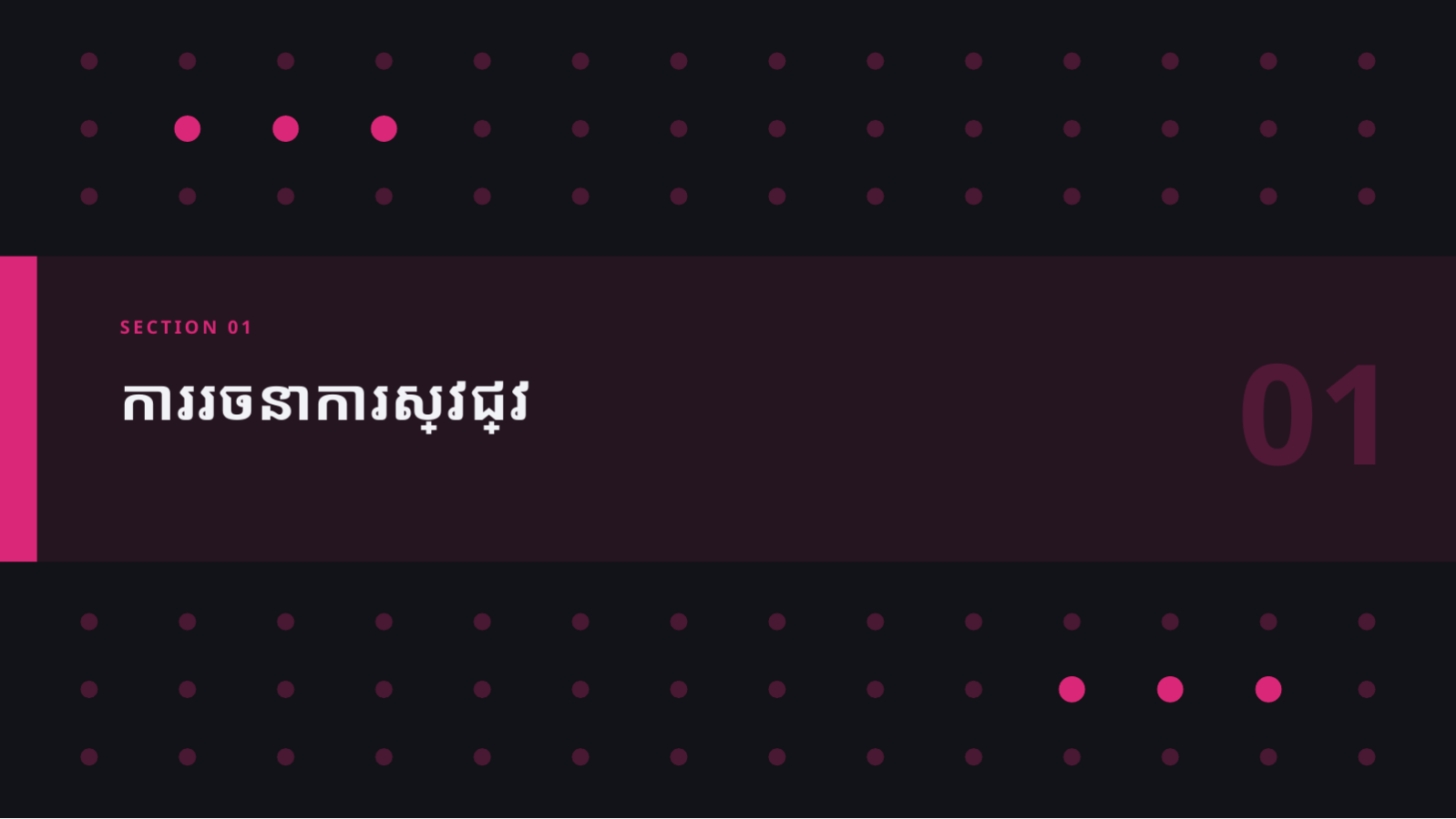 ស្លាយ 3 — ឯកសារកំណត់លក្ខណៈអតិថិជន