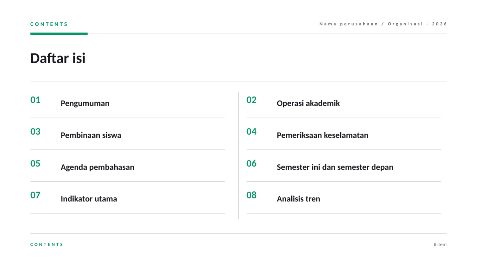 Slide 2 — Materi rapat guru dan staf