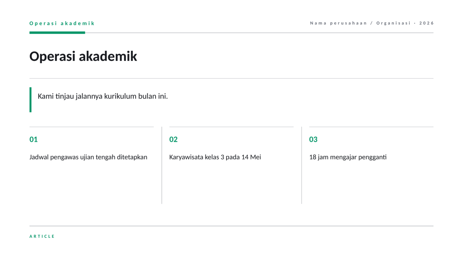 Slide 6 — Materi rapat guru dan staf
