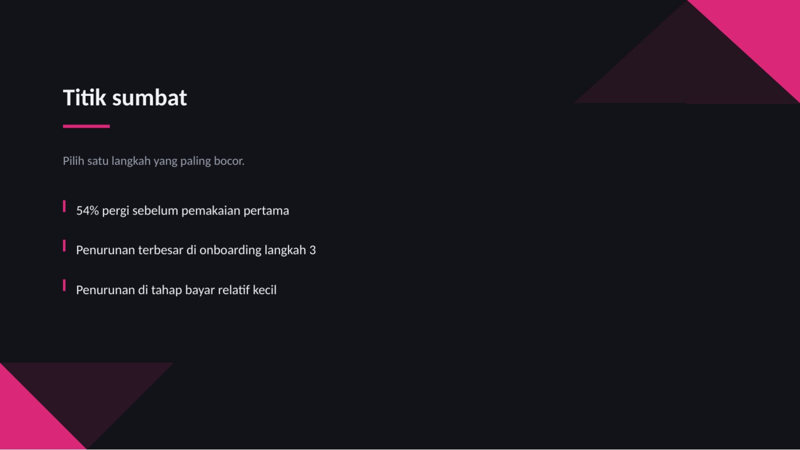 Slide 6 — Presentasi strategi pertumbuhan