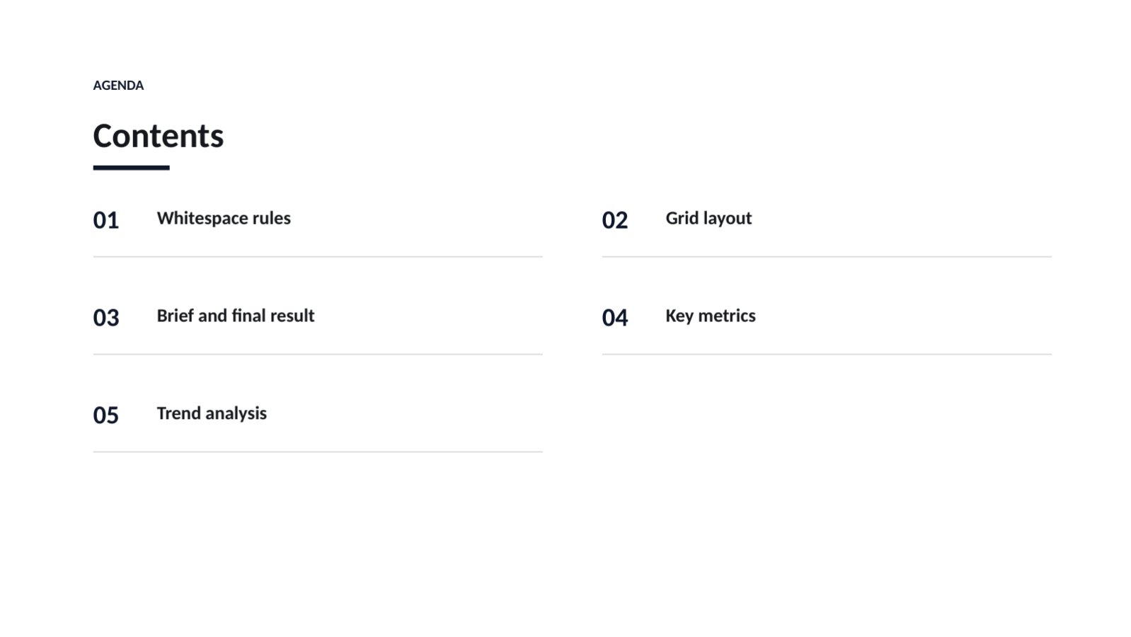 Slide 2 — Minimal Portfolio Template
