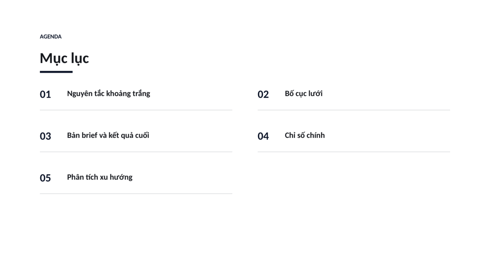 Trang chiếu 2 — Mẫu portfolio tối giản