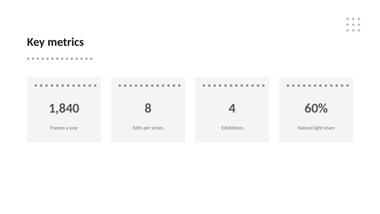 Slide 6 — Photography Portfolio Deck