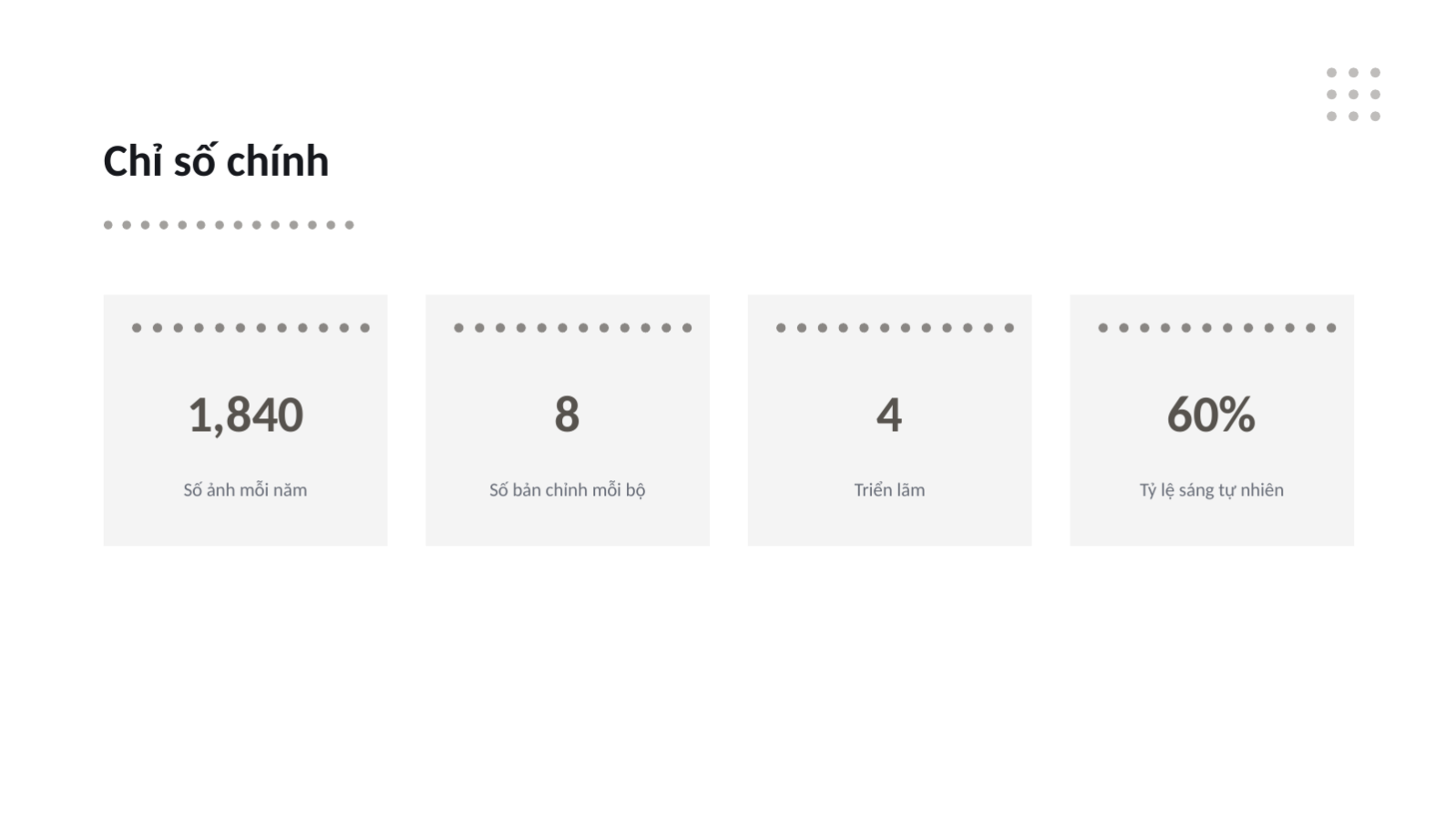 Trang chiếu 6 — Portfolio nhiếp ảnh