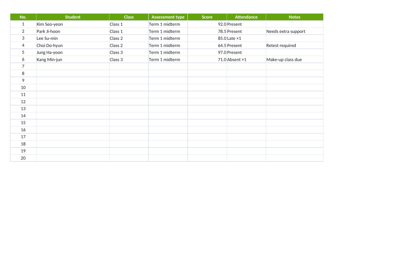 Preview 2 — Student Grade Tracker
