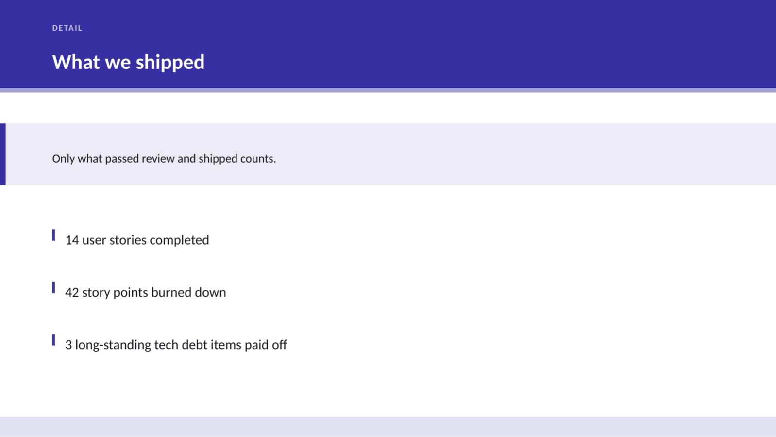 Slide 6 — Sprint Review Deck