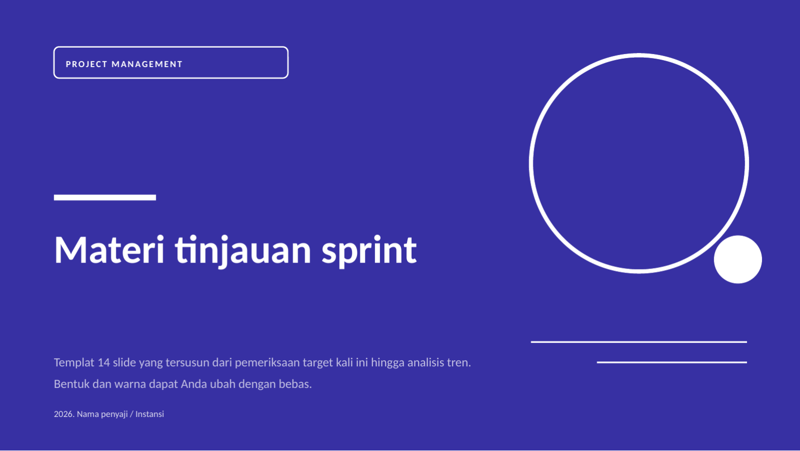 Slide 1 — Materi tinjauan sprint