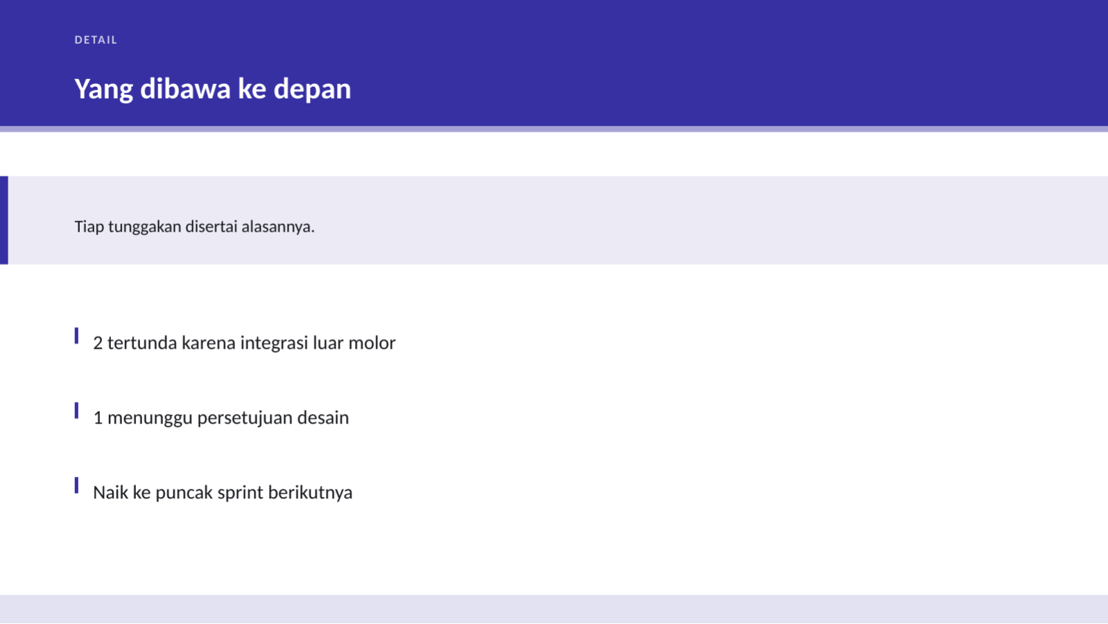 Slide 8 — Materi tinjauan sprint