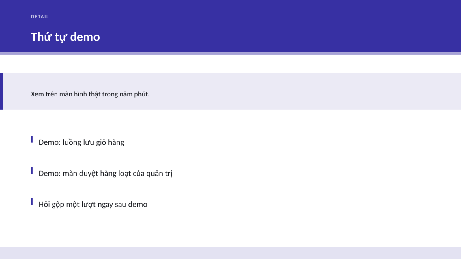 Trang chiếu 10 — Tài liệu đánh giá sprint