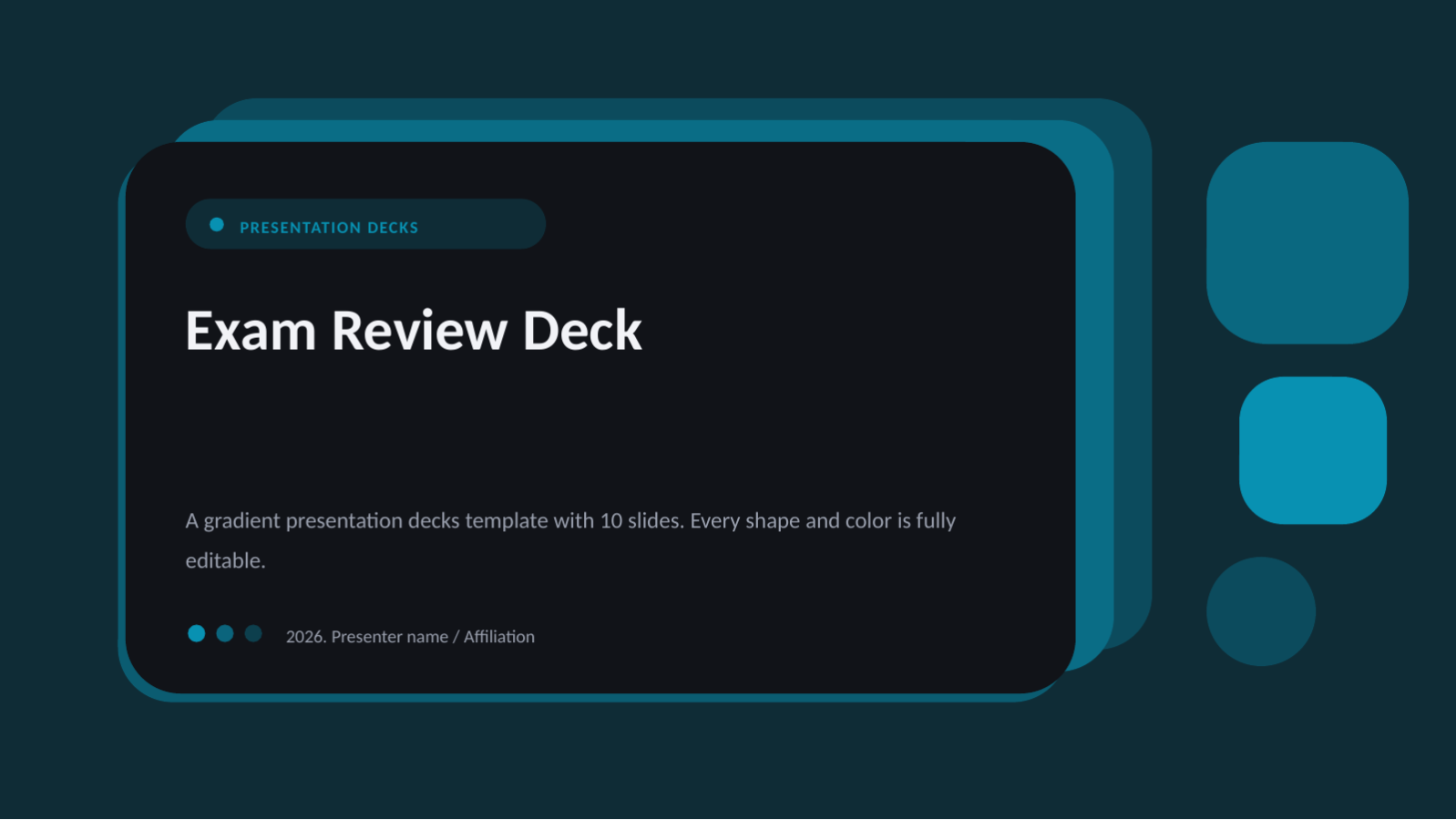 Slide 1 — Exam Review Deck