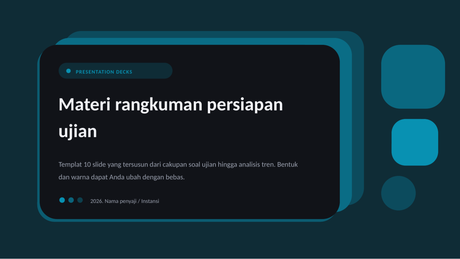 Slide 1 — Materi rangkuman persiapan ujian