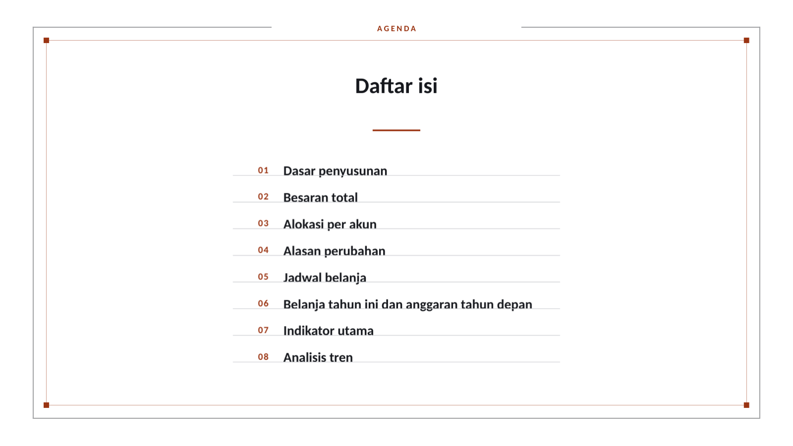 Slide 2 — Presentasi rencana anggaran