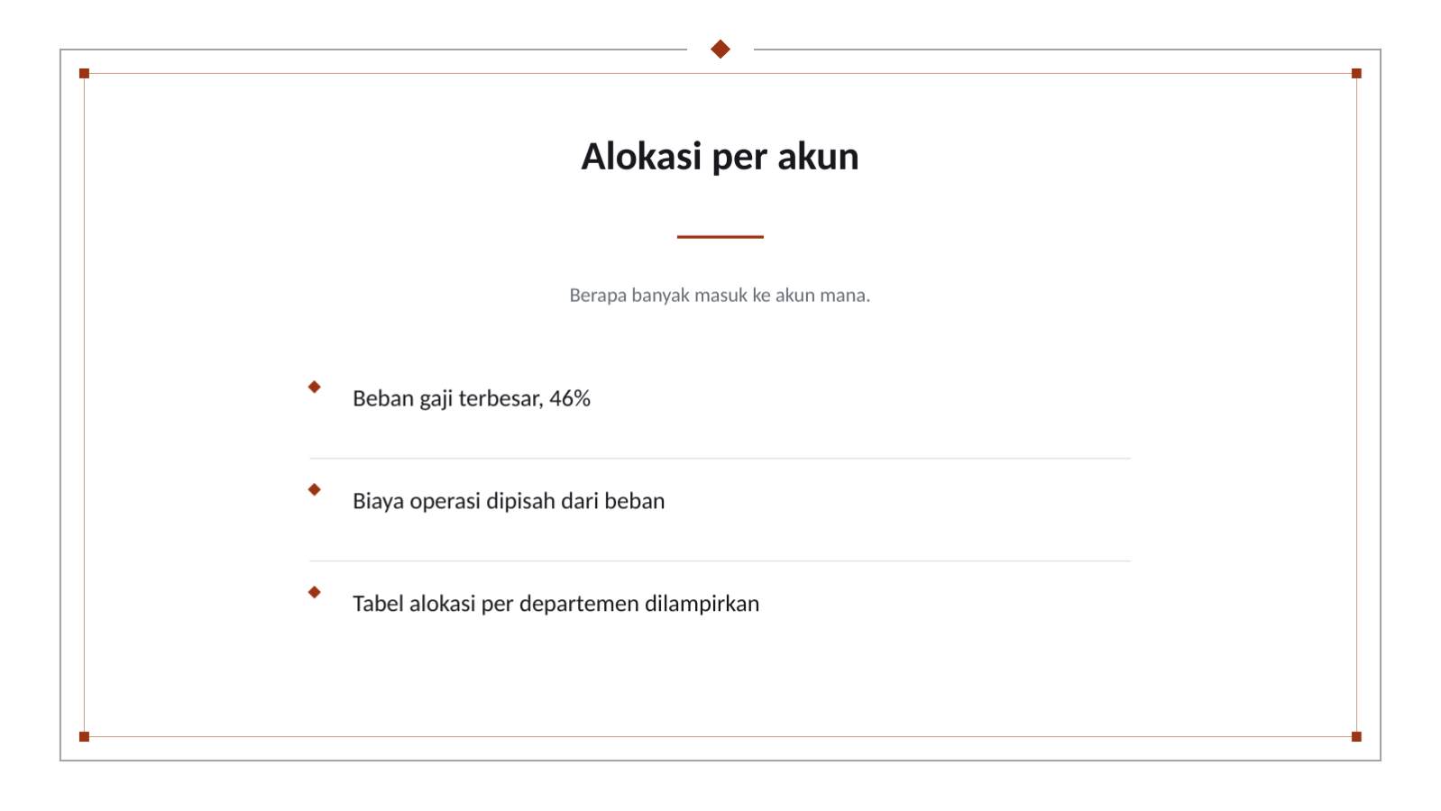 Slide 8 — Presentasi rencana anggaran