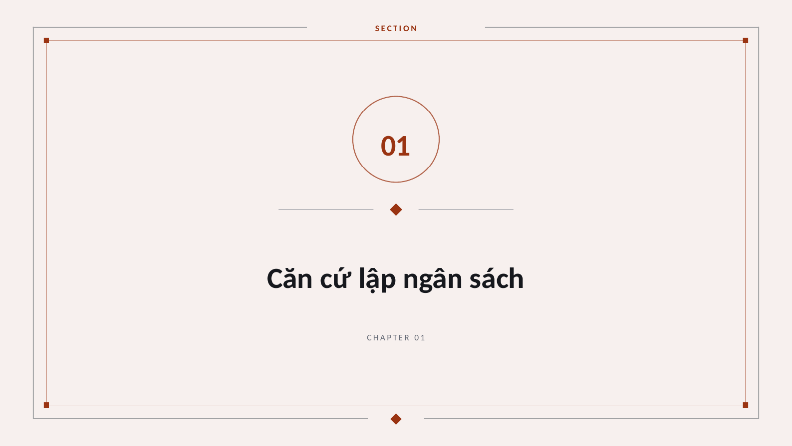 Trang chiếu 3 — Trình bày kế hoạch ngân sách