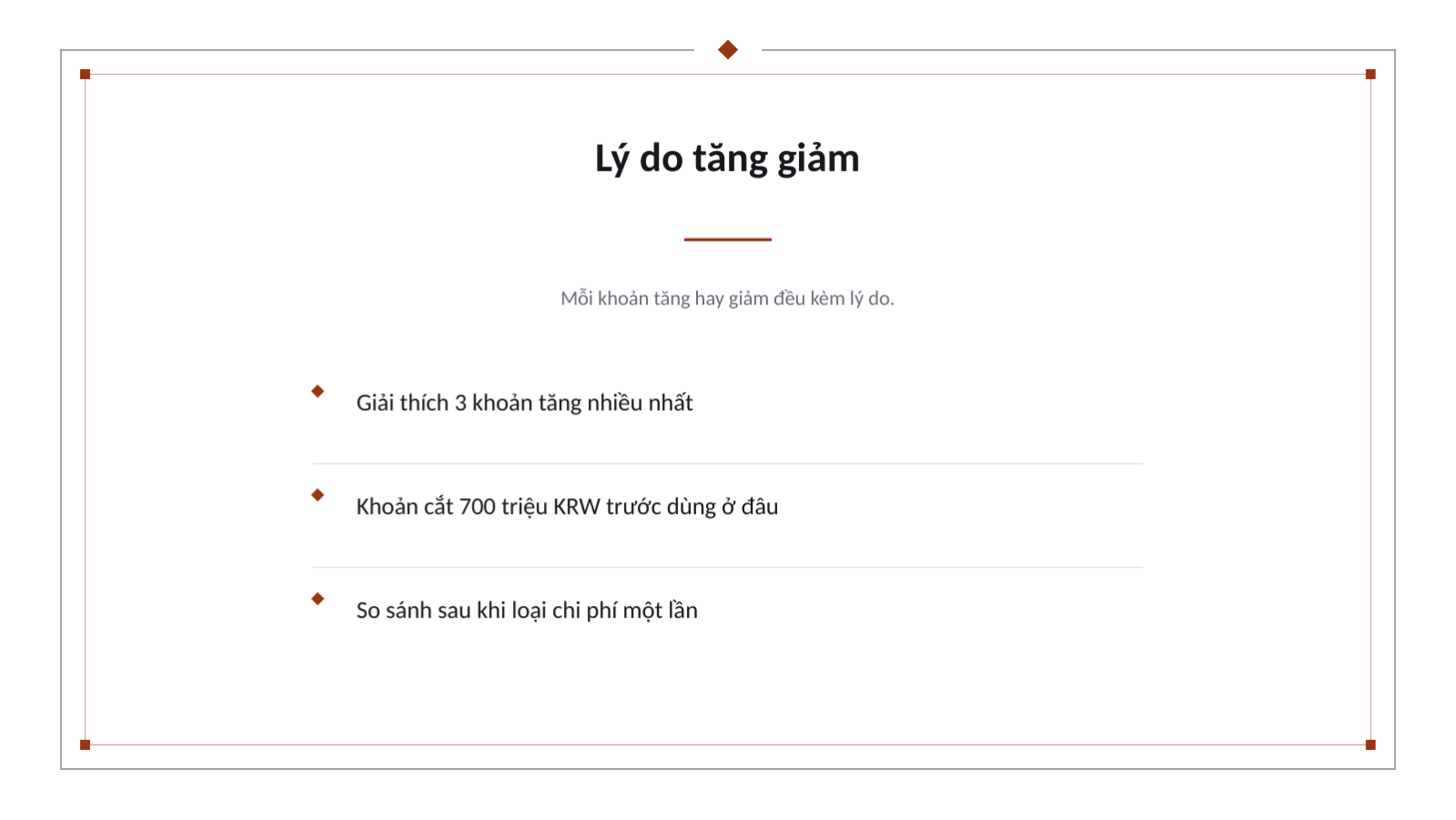 Trang chiếu 10 — Trình bày kế hoạch ngân sách