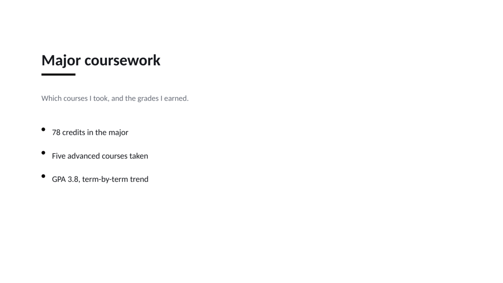 Slide 4 — Student Portfolio Deck