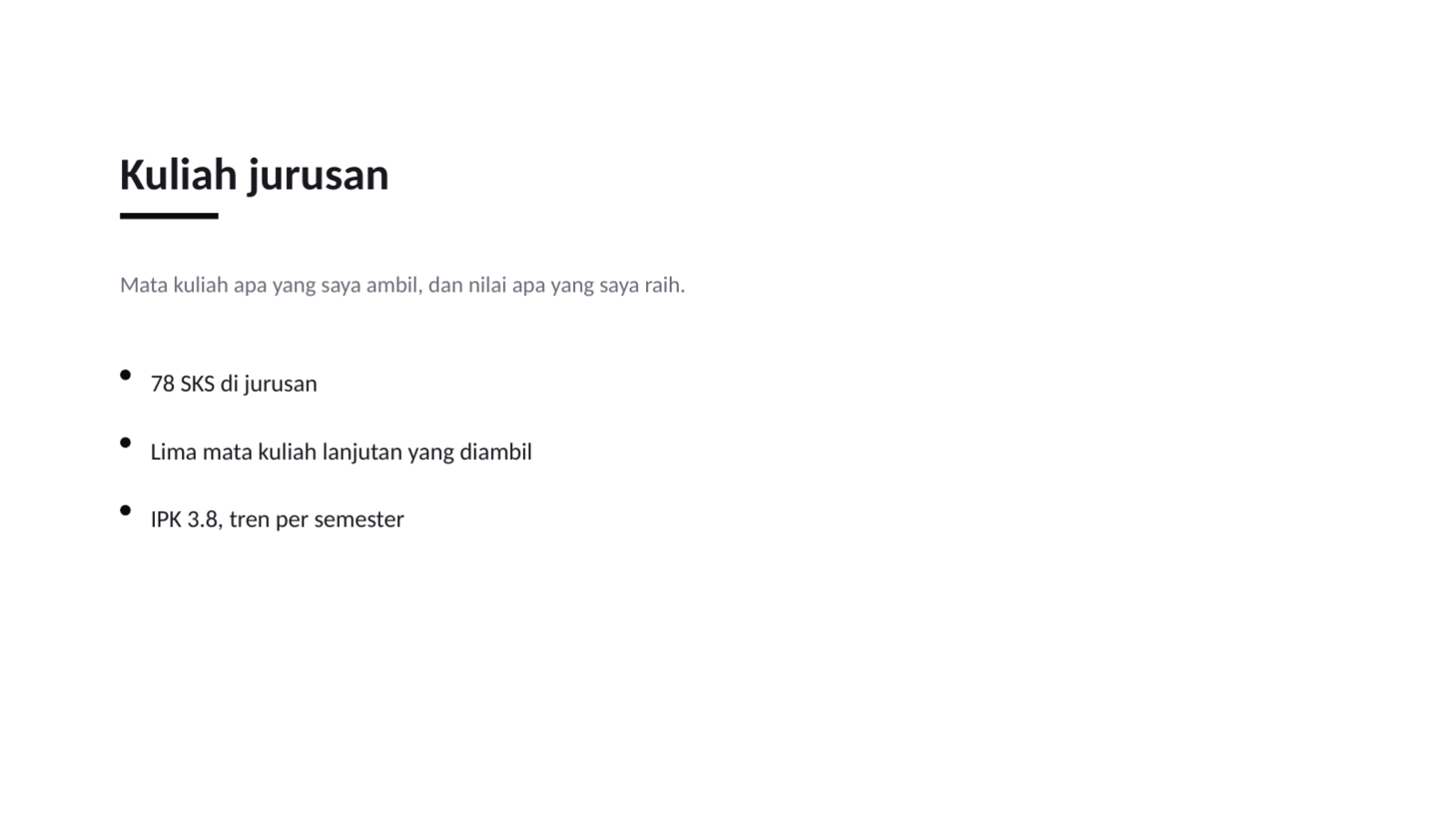 Slide 4 — Portofolio siswa