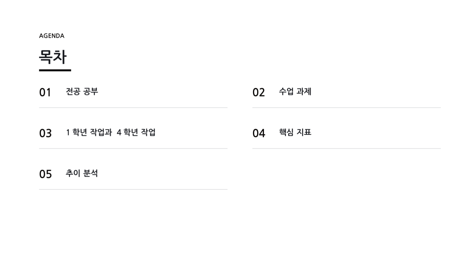 슬라이드 2 — 학생 포트폴리오