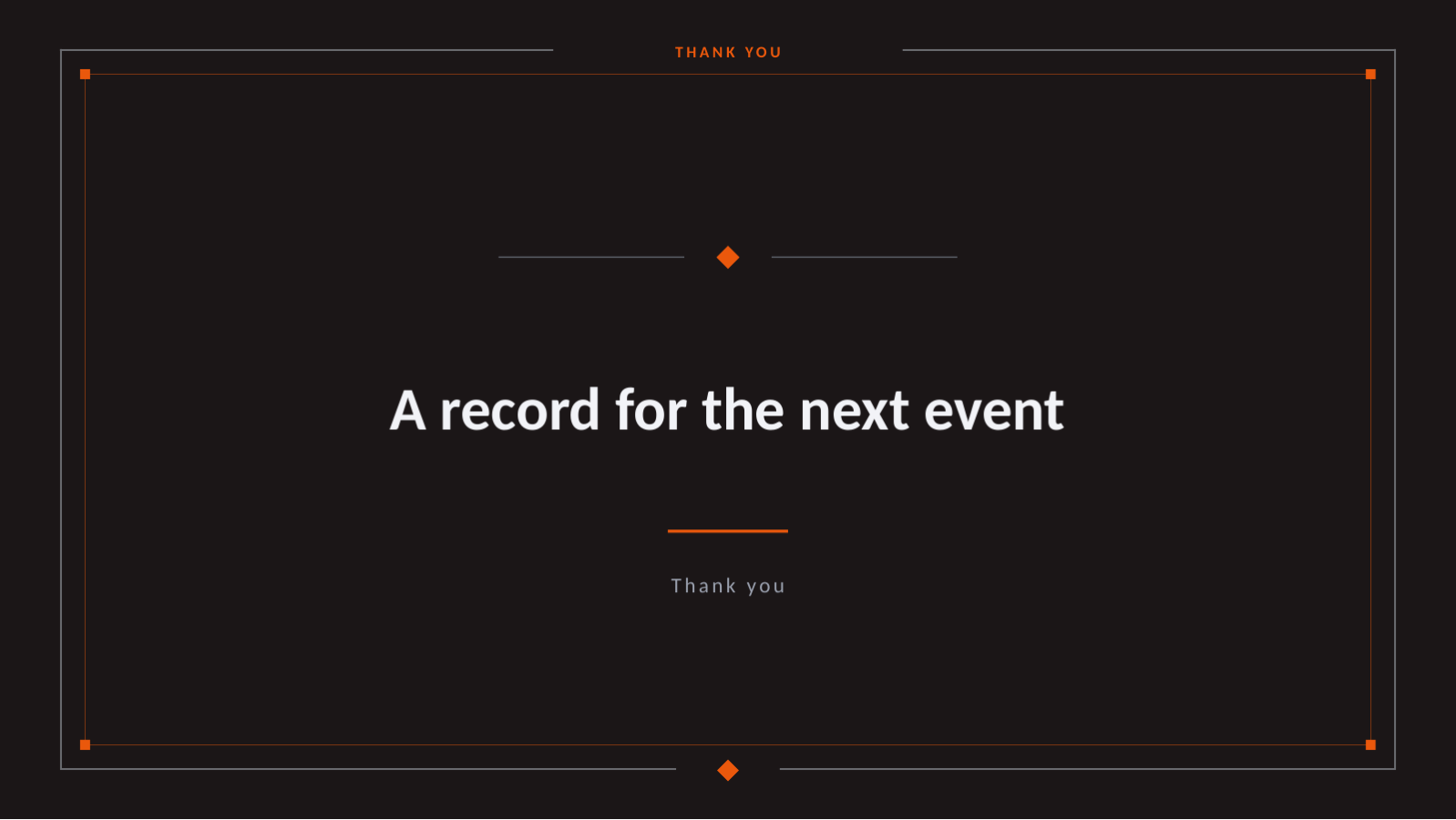 Slide 10 — Event Recap Deck