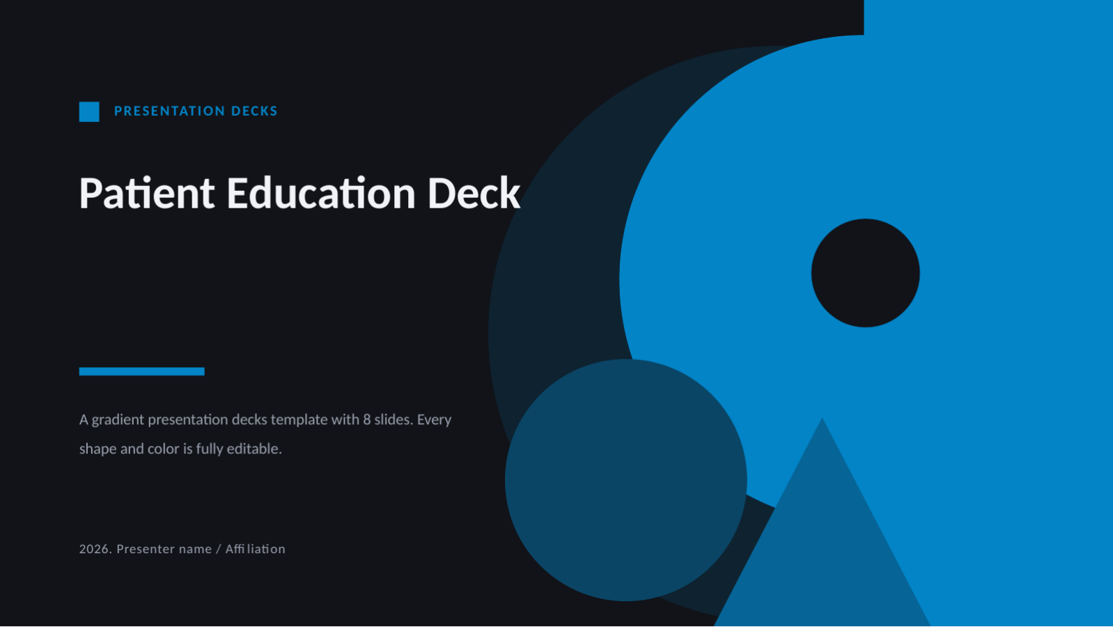Slide 1 — Patient Education Deck