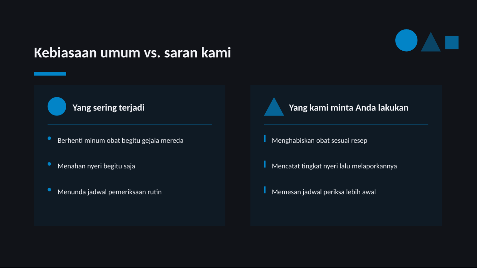 Slide 5 — Materi edukasi pasien