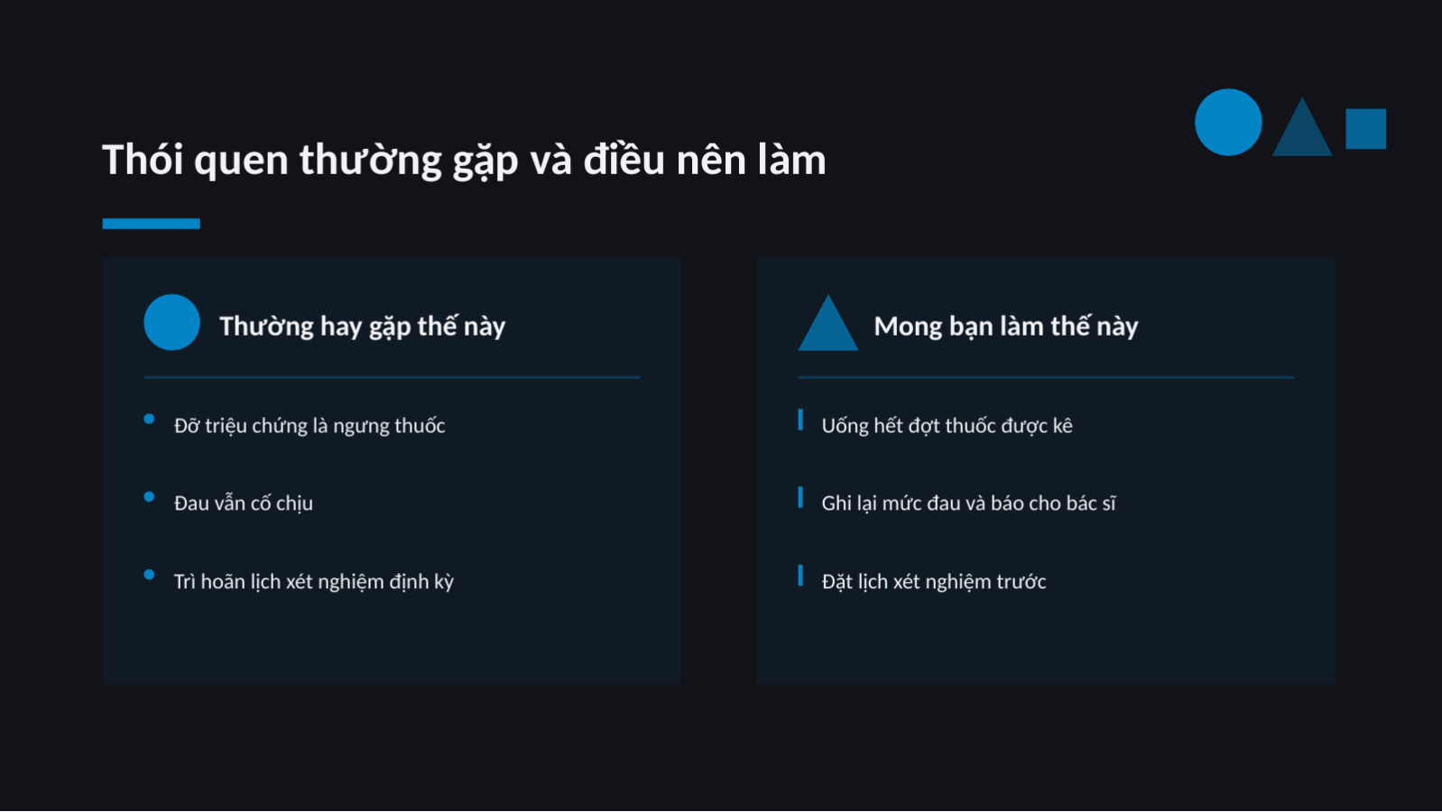 Trang chiếu 5 — Tài liệu giáo dục bệnh nhân